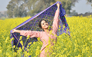 Wamiqa Gabbi poses in mustard fields in Punjabi film, Nadhoo Khan